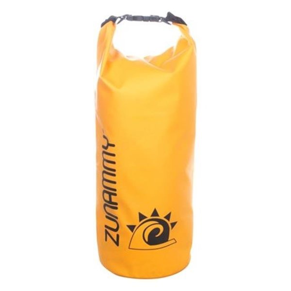 Zunammy ZWB2000OR-10LT 10 Liters Waterproof Roll Top Dry Bag; Floating Duffle Dry Gear Bag with Adjustable Shoulder Straps - Orange