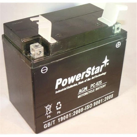 PowerStar PS-625 POWERSTAR-054 Yamaha All Wave Runner Model Battery; 1987-2008