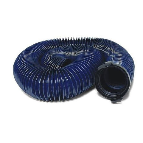 D040121 20 Ft. Quick Drain Sewer Hose; Blue