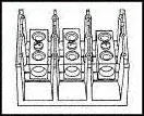 Panel Mount Barrier Terminal Block, 115 A, 600 V, 3 Pole, 1, Screw, 2 AWG