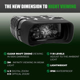 Digital Infrared Night Vision Binoculars for Camping, Hunting, Surveillance & Bird Watching