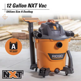 RIDGID 12 Gallon 5.0 Peak HP NXT Shop Vacuum Wet Dry Vacuum (open box)