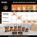 RIDGID 12 Gallon 5.0 Peak HP NXT Shop Vacuum Wet Dry Vacuum (open box)