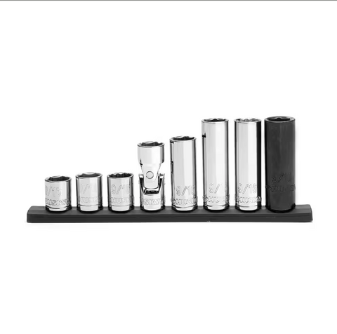 Husky SAE 9/16 in. Socket Set (8-Piece)
