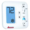 Mechanical Thermostat, Plastic, 3 in. D