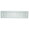 Toe Space Grille 3.38 X 11.13, White, Steel