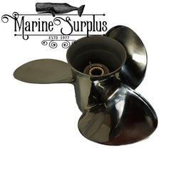 New Stainless Propeller 15 x 15 RH - Replacement for Mercury Enertia 48-898990A46