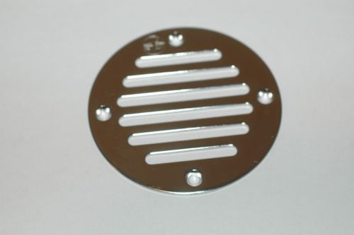 Gem Products 2519 stainless steel deck drain vent cover GemLux scupper screen Deck and Cabin Hardware MarineSurplus.com