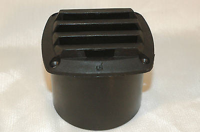 Gem Products 797 Black plastic vent Gemlux ventilator very sturdy Ventilation part from MarineSurplus.com