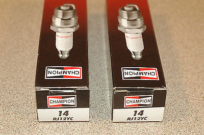 Champion RJ12YC stock # 14 copper plus (Qty 2 spark plugs) Spark Plugs part from MarineSurplus.com
