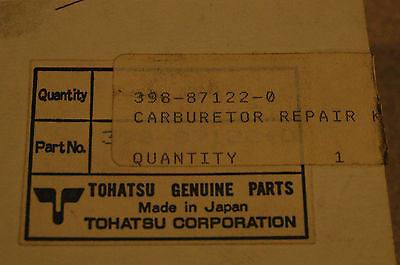 Tohatsu Nissan 398-87122-0 Carburator repair kit Other part from MarineSurplus.com
