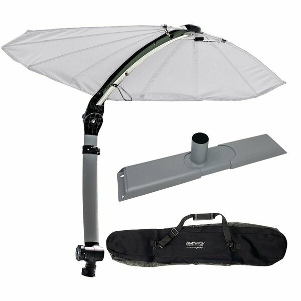 TACO ShadeFin Mini w/White Fabric,  Bag and Kayak Mount Kit