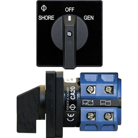 Blue Sea 9009 Switch,  AC 120VAC 32A OFF +2 Position