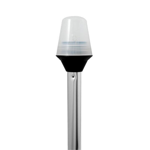 Attwood Frosted Globe All-Around Pole Light w/2-Pin Locking Collar Pol