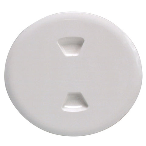 5" Twist-Out Deck Plate - White