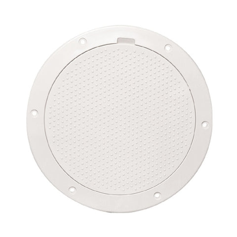 6" Non-Skid Pry-Out Deck Plate - White