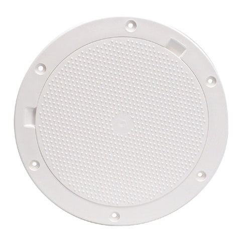 8" Non-Skid Pry-Out Deck Plate - White