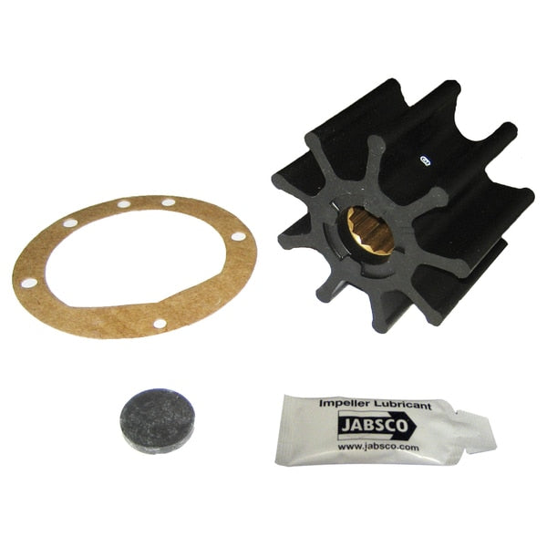 Impeller Kit-9 Blade-Nitrile-3-3/4" Diax2-1/2" W, 1" Shaft Dia