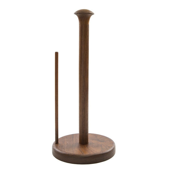 Teak Stand-Up Paper Towel Holder