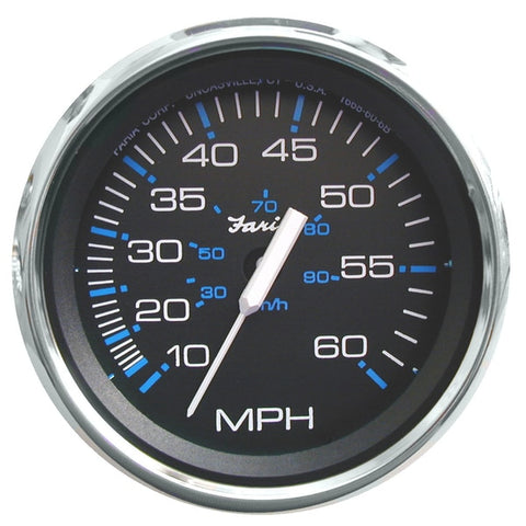Chesapeake Black SS 4" Speedometer - 60MPH (Mechanical)