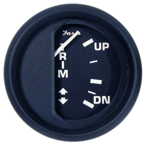 Euro Black 2" Trim Gauge (Mercury / Mariner / Mercruiser / Volvo