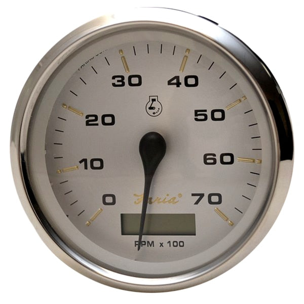 Kronos 4" Tachometer w/Hourmeter - 7, 000 RPM (Gas - Outboard)