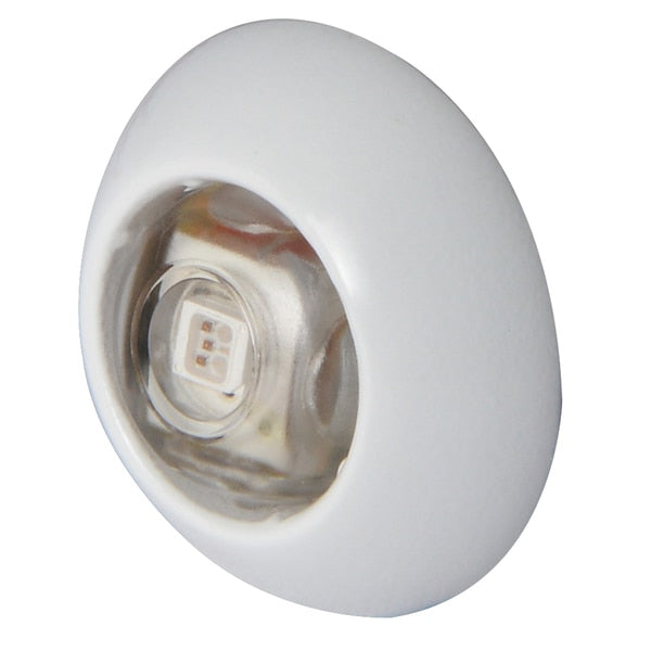 Exuma Courtesy Light - White Housing - Blue Light