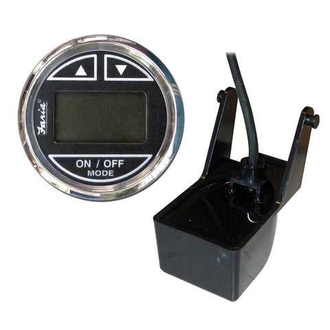 Chesapeake SS Black 2" Depth Sounder w/Transom Mount Transducer