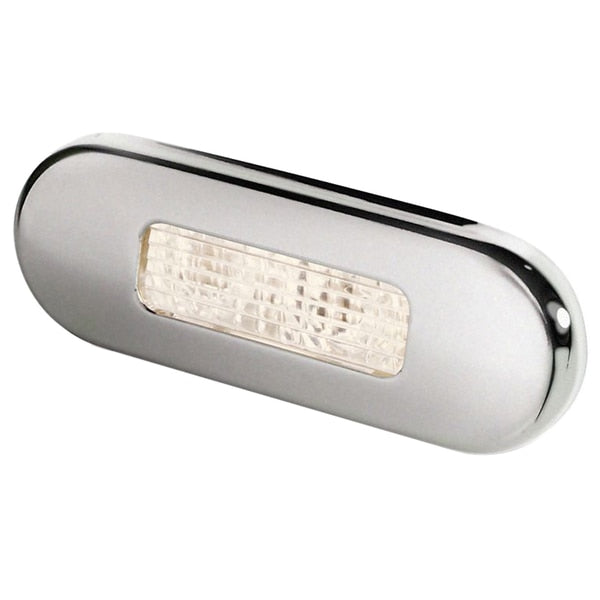 Oblong Courtesy Surface Mount Lamp Warm White Black