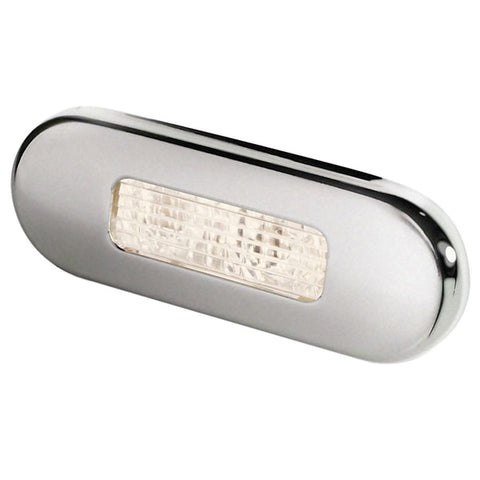 Oblong Courtesy Surface Mount Lamp Warm White Black