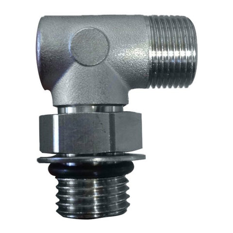 Uflex90&deg; Adjustable Fitting f/Back of UP Series Helms ORB 6 to 3/8