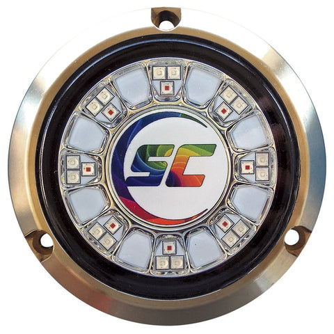 SCR-24 Bronze Underwater Light - 24 LEDs - Full Color Changing