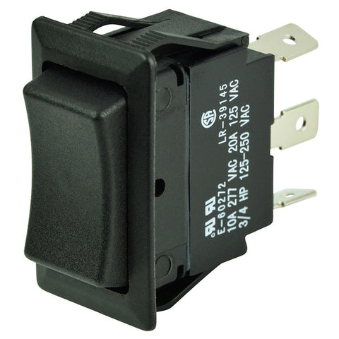 SPDT Rocker Switch - 12V/24V - (ON)/OFF/(ON)
