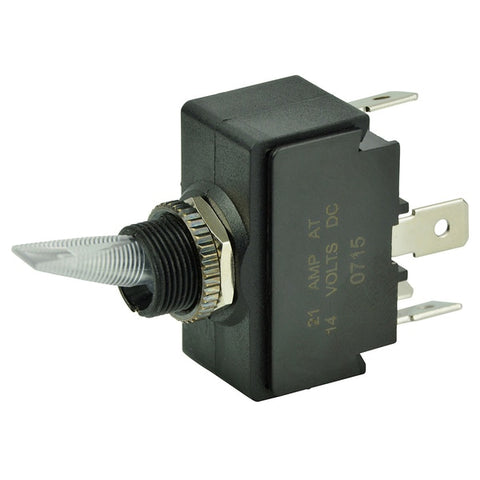SPST Lighted Toggle Switch - Red LED - 12V - ON/OFF