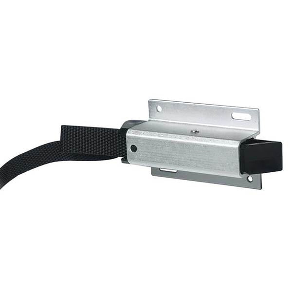Sundecker Panel Latch - Black - 5" Grip Thru Hole - Strap - North