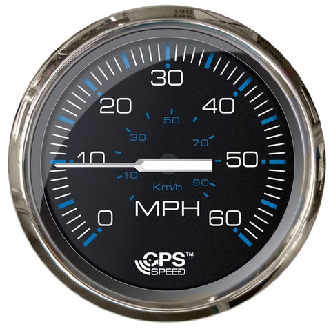 Chesepeake Black SS 4" Studded Speedometer - 60MPH (GPS)