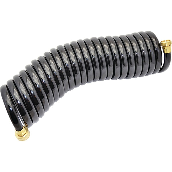 Coiled Wash Down Hose 25' 1/2" Diameter
