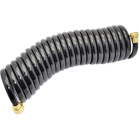 Coiled Wash Down Hose 25' 1/2" Diameter