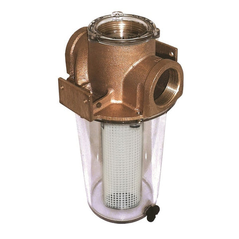 ARG-500 Series 1/2" Raw Water Strainer w/Non-Metallic Plastic Ba