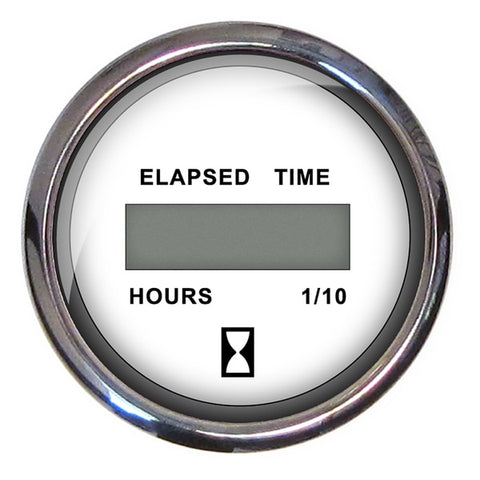 Chesapeake SS 2" Digital Hourmeter - (10, 000 Hours) (12-32 VDC)