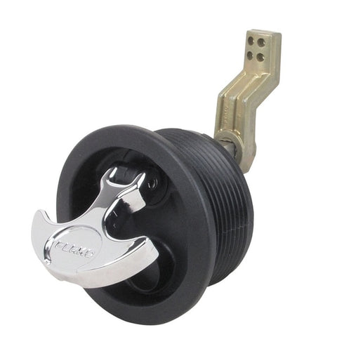 Flush Latch For Smooth And Carpeted Surfaces Black W/