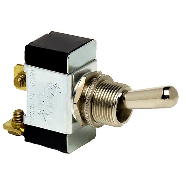 Heavy-Duty Toggle Switch SPST Off-(On) 2 Screw