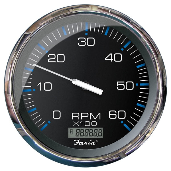5" Tachometer w/Digital Hourmeter (6000 RPM) (Gas) (Inboard) Che