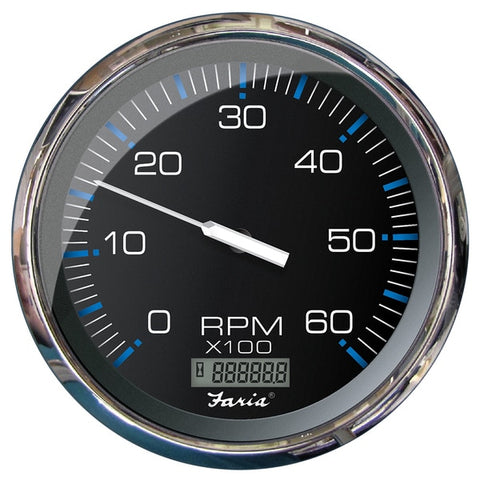 5" Tachometer w/Digital Hourmeter (6000 RPM) (Gas) (Inboard) Che