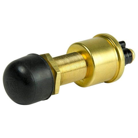 Heavy Duty Push Button Switch w/Rubber Cap SPST Off-On 2 S