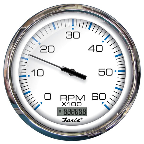 5" Tachometer w/Digital Hourmeter (6000 RPM) Gas (Inboard) Chesa