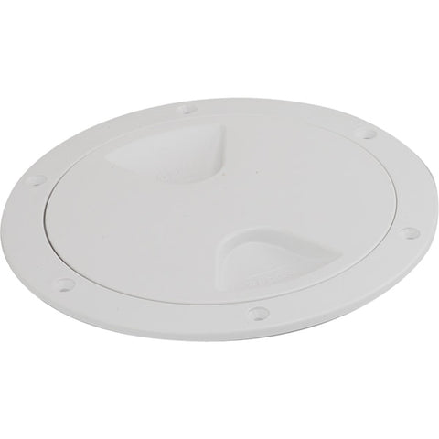 Screw-Out Deck Plate - White - 5"