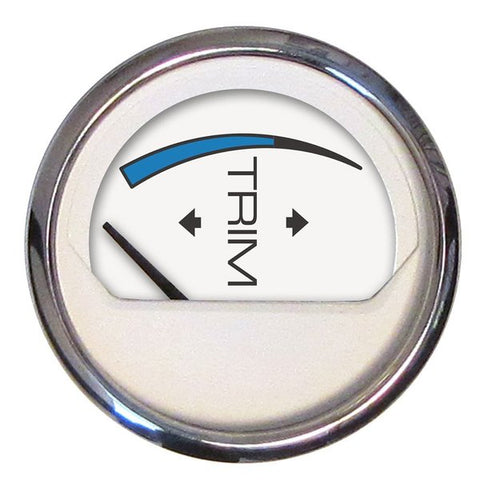 Faria Chesapeake White SS 2" Trim Gauge (OMC Cobra (&#39;93 - &#39;94)