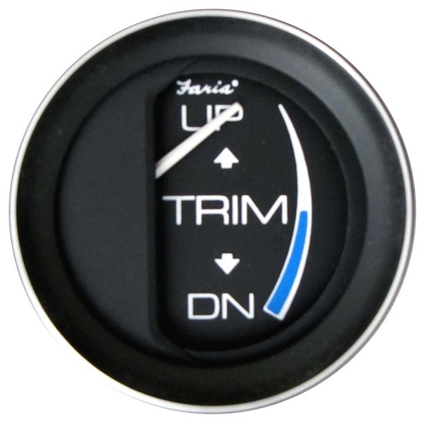 Faria Coral 2" Trim Gauge f/Suzuki,  Johnson &amp; Evinrude Outboard