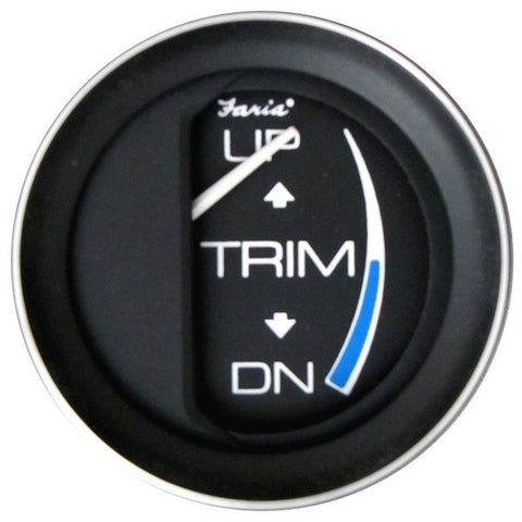 Faria Coral 2" Trim Gauge f/Suzuki,  Johnson &amp; Evinrude Outboard